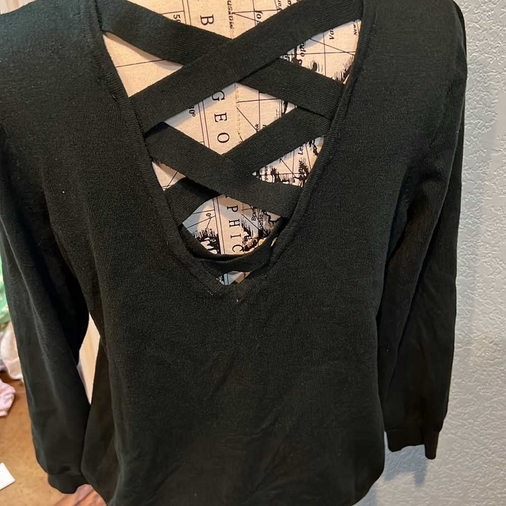 Dark Green Sweater - image 2